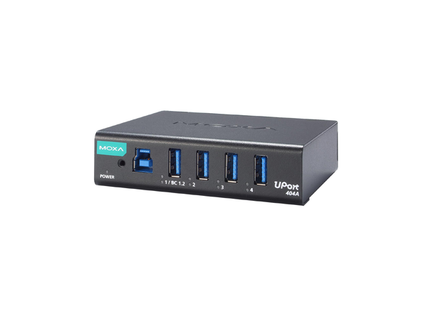 Moxa Uport 404A 4-port industrial-grade USB 3.2 hubs 