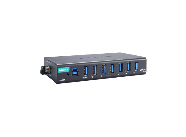 Moxa Uport 407A-T 7-port industrial-grade USB 3.2 hubs, WT 