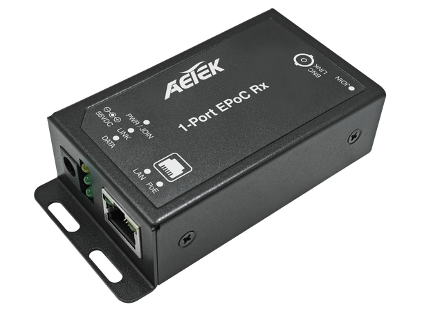 Aetek XE11-110-RX-V2 1-Port bt PoE PD EPoC RX Adapter 