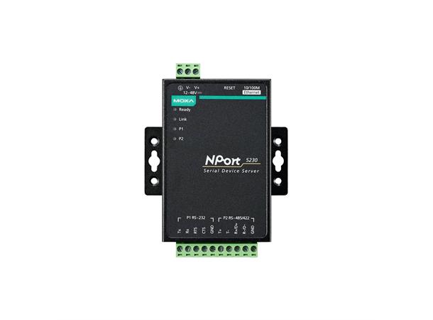 Moxa NPort 5230-T 1xRS-232 port, 1xRS-422/485 port 