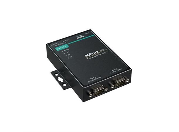 Moxa NPort 5250A Serial Device Server 2-port RS-232/422/485 Seria-to-Ethernet 