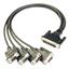 Moxa CBL-M44M9x4-50 DB44M to DB9M serial cable, 50 cm