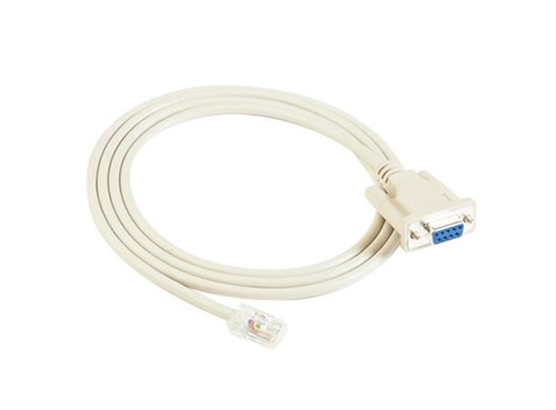 Moxa CN20070 10-pin RJ45 to DB9 female serial cable 
