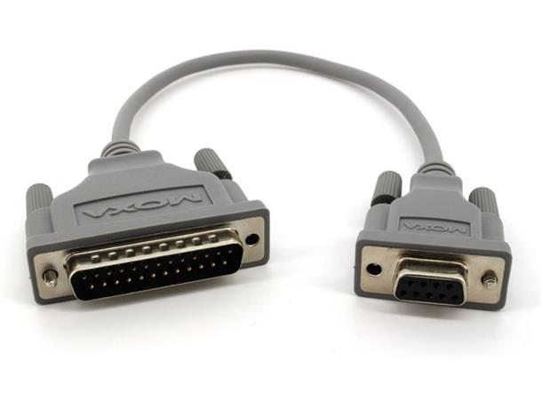Moxa NP21101 DB25M to DB9F RS-232 cable 
