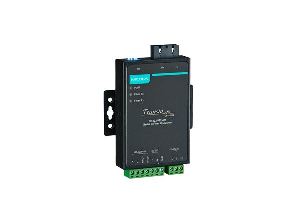 Moxa TCF-142-S-SC-T, wide temp RS-232/422/485-ST Conv., SM,-40/75°C 