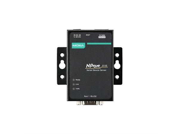 Moxa NPort 5110 with adapter 1-port RS-232 Serial to ethernet 