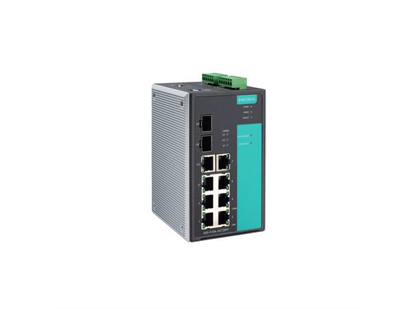 Moxa EDS-510A-1GT2SFP, 3x Gigabit 7x10/100BaseT(X), 1x10/100/1000 + 2xSFP 