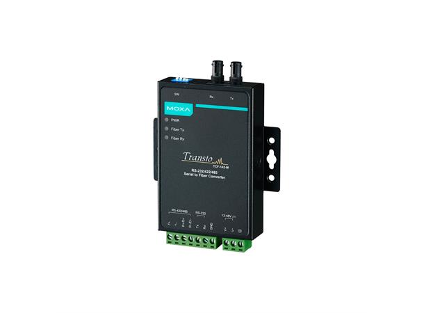 Moxa TCF-142-M-ST RS-232/422/485-ST Conv., Multimode 