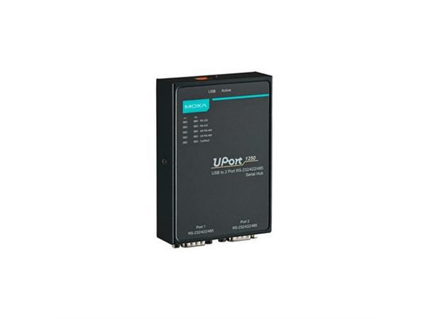 Moxa Uport 1250 USB to 2-port RS-232/422/485 Serial Hub 