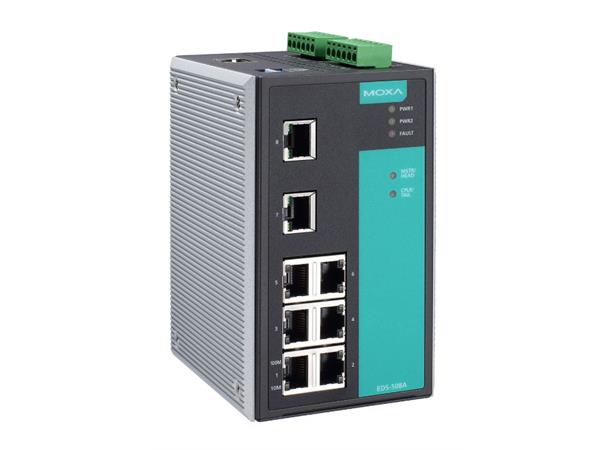 Moxa EDS-508A-MM-ST 6x10/100BaseT(X), 2x Multi Mode ST 