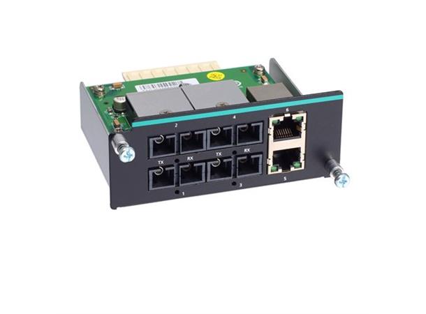 Moxa IM-6700A-4MSC2TX Fast Ethernet modu 4 MM 100BaseFX with SC connectors and 2 