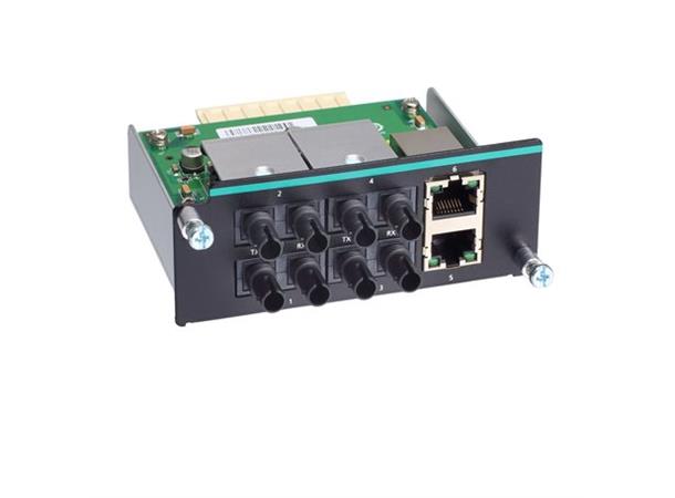 Moxa IM-6700A-4MST2TX Fast Ethernet modu 4 MM 100BaseFX with ST connectors and 2 
