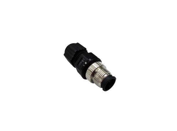 Moxa M12A-5PMM-IP68 D-coded screw-in USB connector, 5-pin ma 