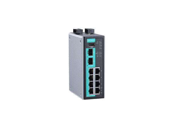 Moxa EDR-810-VPN-2GSFP Industrial 8+2G port secure router VPN 