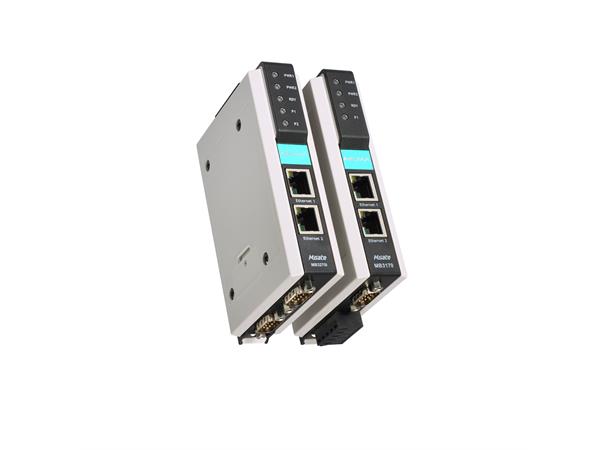 Moxa MGate MB3270I-T, -40/75°C 2-port advanced Modbus gateway with 2 kV 