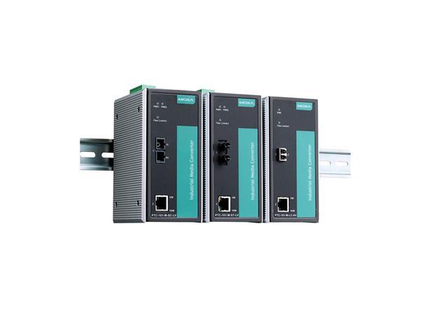 Moxa PTC-101-M-SC-LV 10/100BaseT(X) to 100BaseFX media conver 