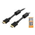 HDMI cable, 2m black Male-male 2m, black