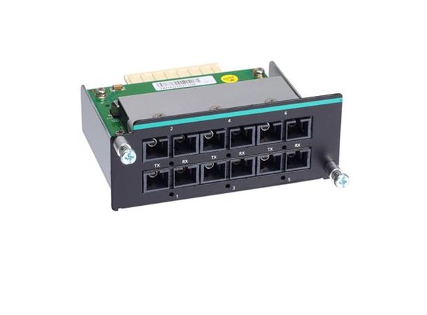 Moxa IM-6700A-6MSC Fast Ethernet module 6 MM 100BaseFX ports with SC connectors 