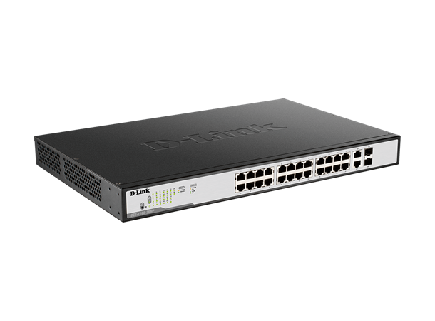 D Link Dgs 1100 26mp 26 Port Poe Gigabit Smart Managed Switch Hatteland Technology Sweden