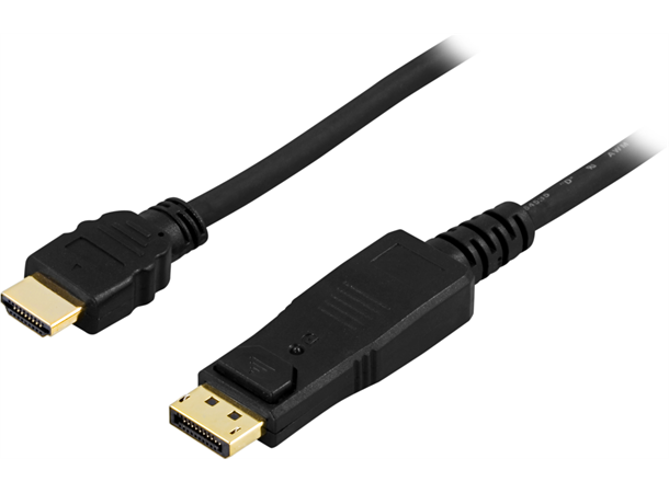 DP-3050, DisplayPort-HDMI cable 5m Male-male 5m, black 