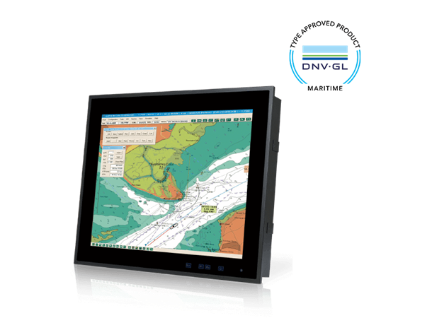 S19M-AD/PC-R10  19" Marine Display IEI/AC and DC redundant power/ PCTouch 